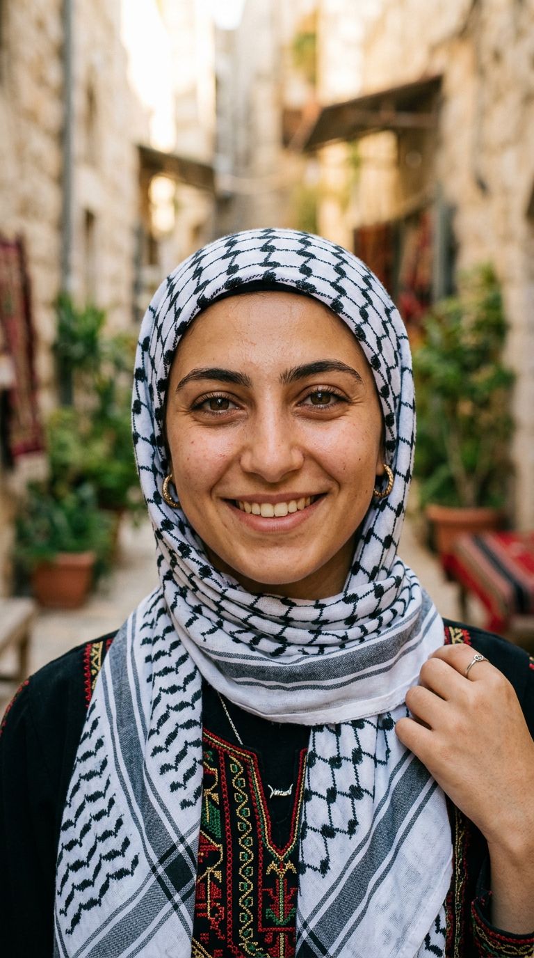 Young woman from Palestine