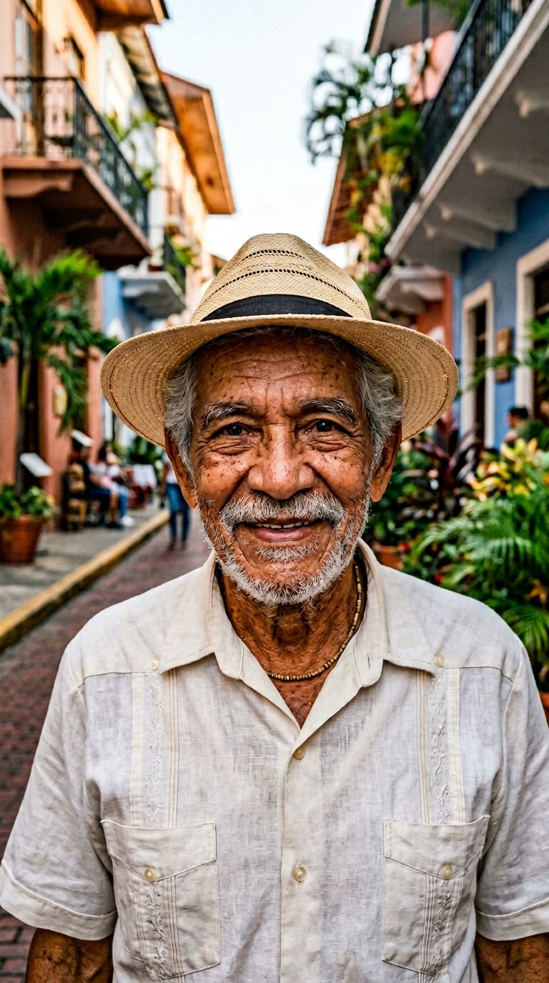 Elderly man from Panama
