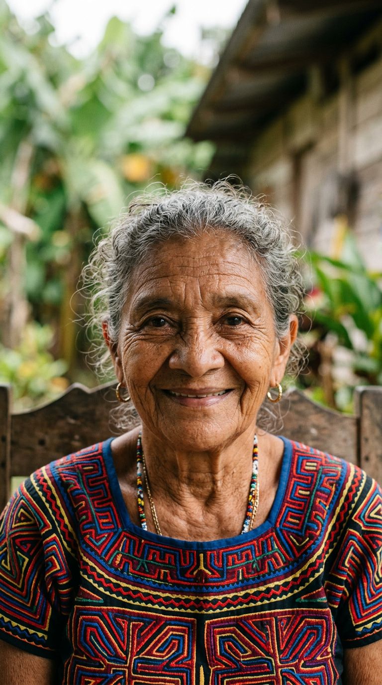 Elderly woman from Panama