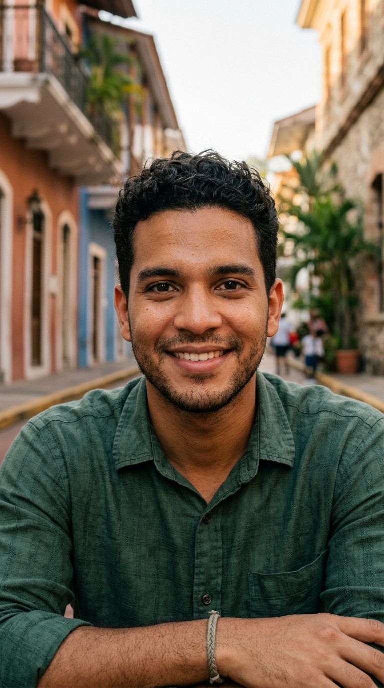 Young man from Panama