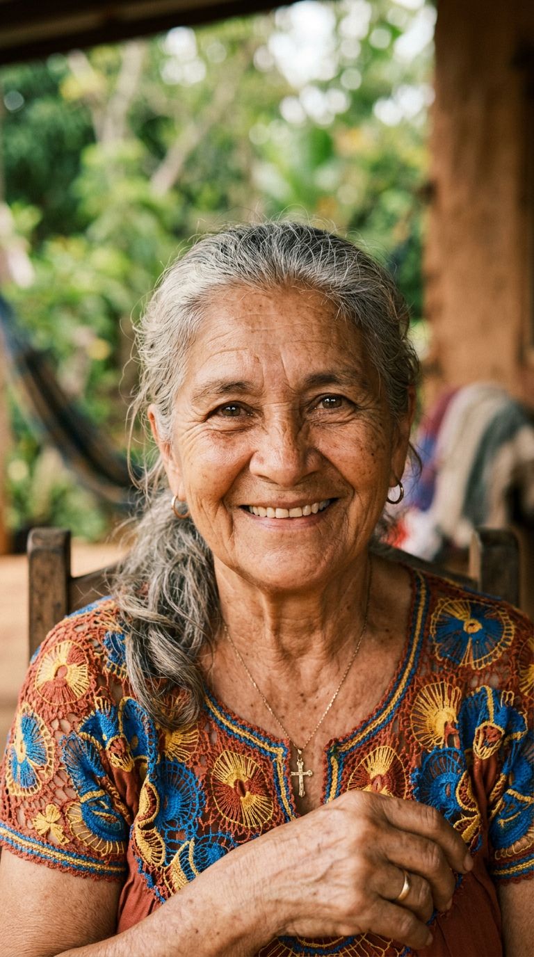Elderly woman from Paraguay