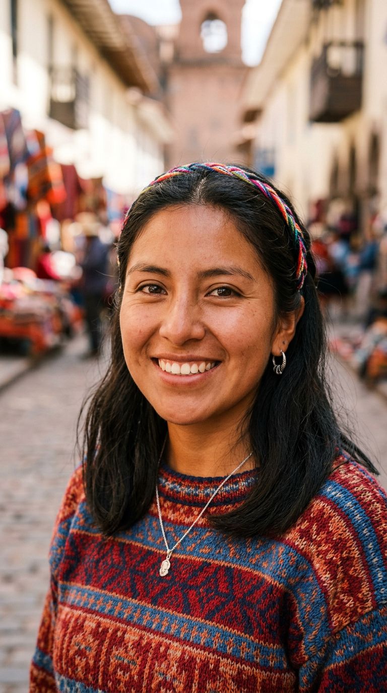Young woman from Peru