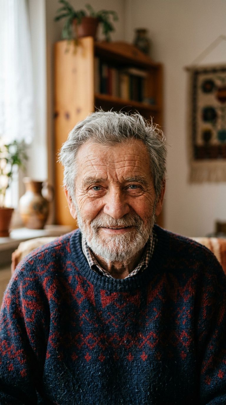 Elderly man from Poland