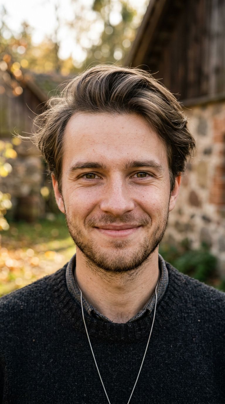 Young man from Poland