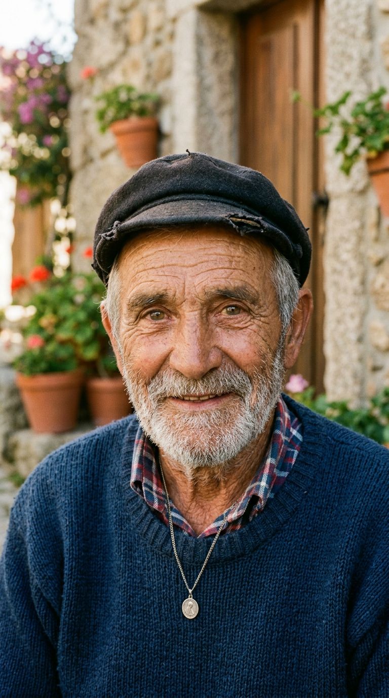 Elderly man from Portugal