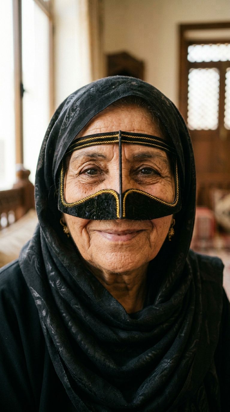 Elderly woman from Qatar