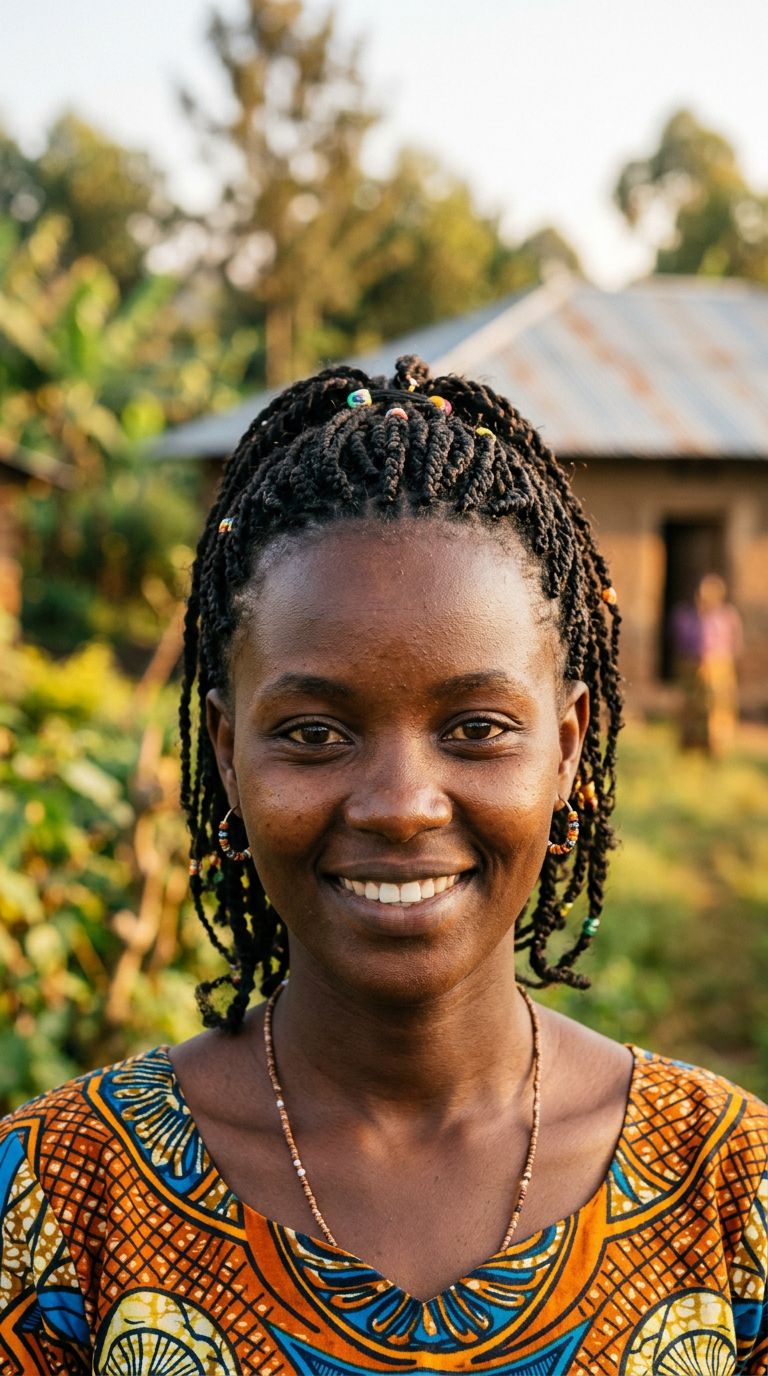Young woman from Rwanda