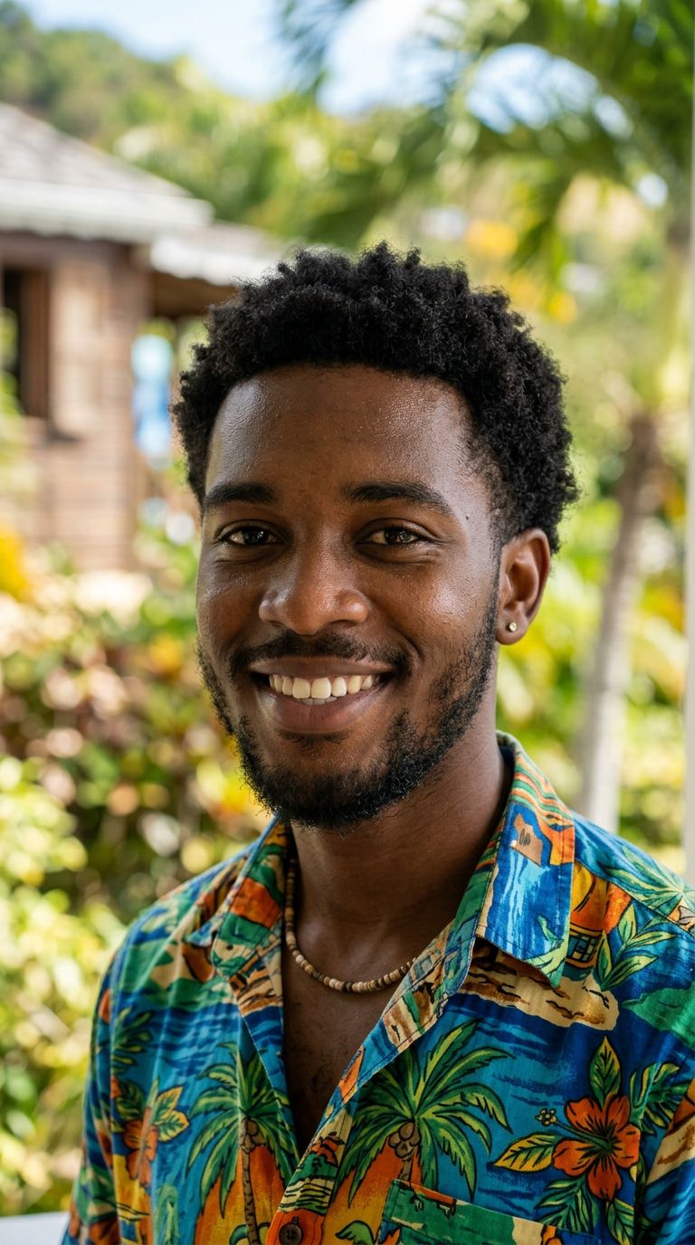 Young man from Saint Kitts And Nevis