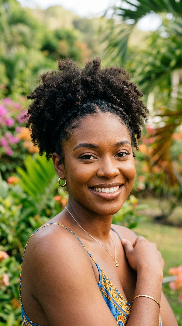 Young woman from Saint Lucia