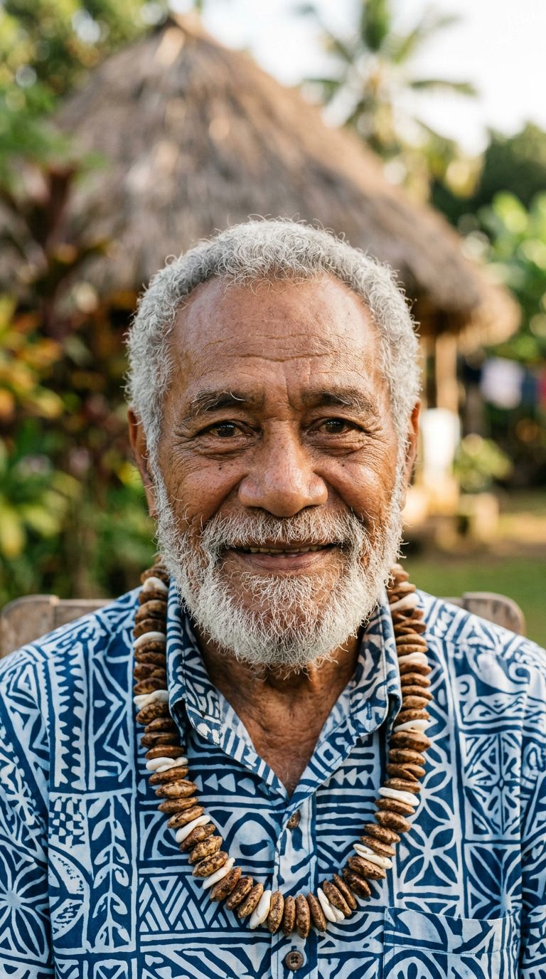 Elderly man from Samoa