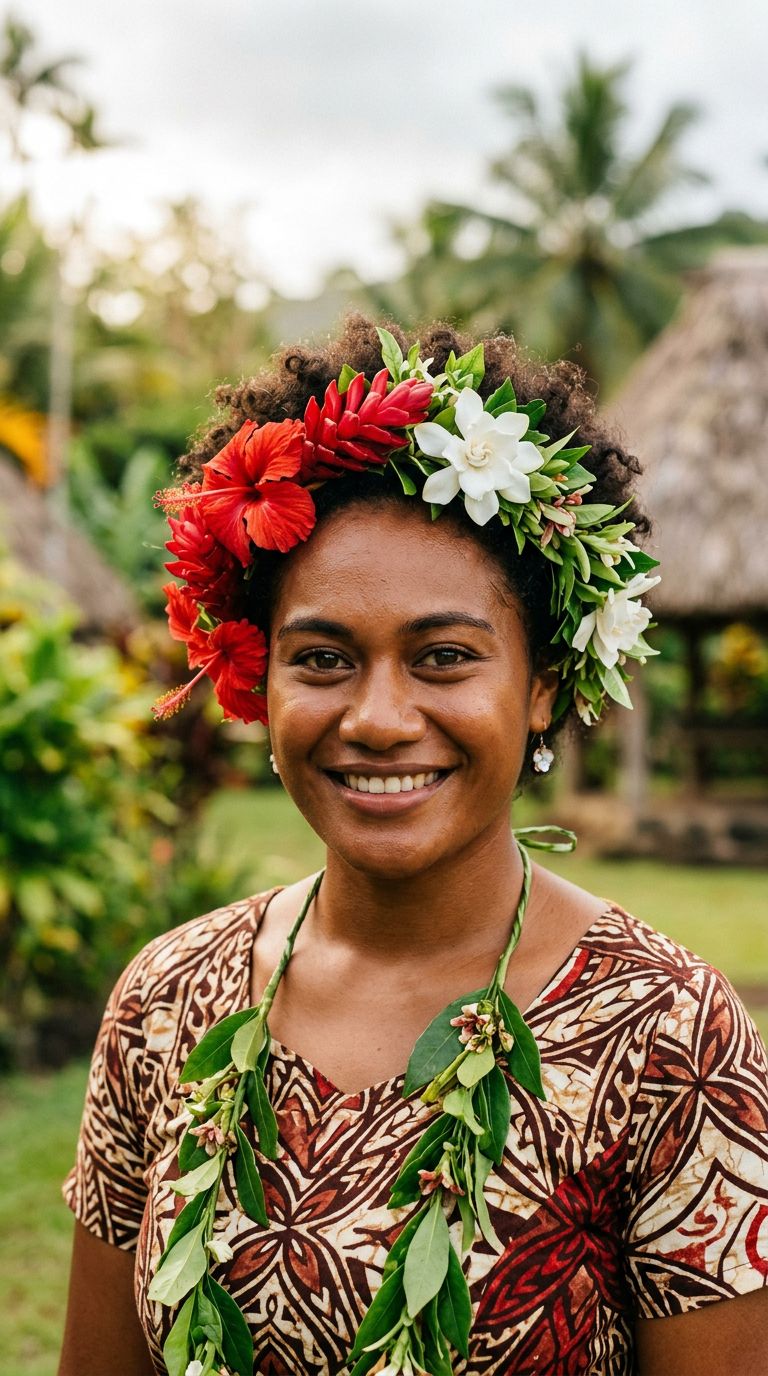 Young woman from Samoa