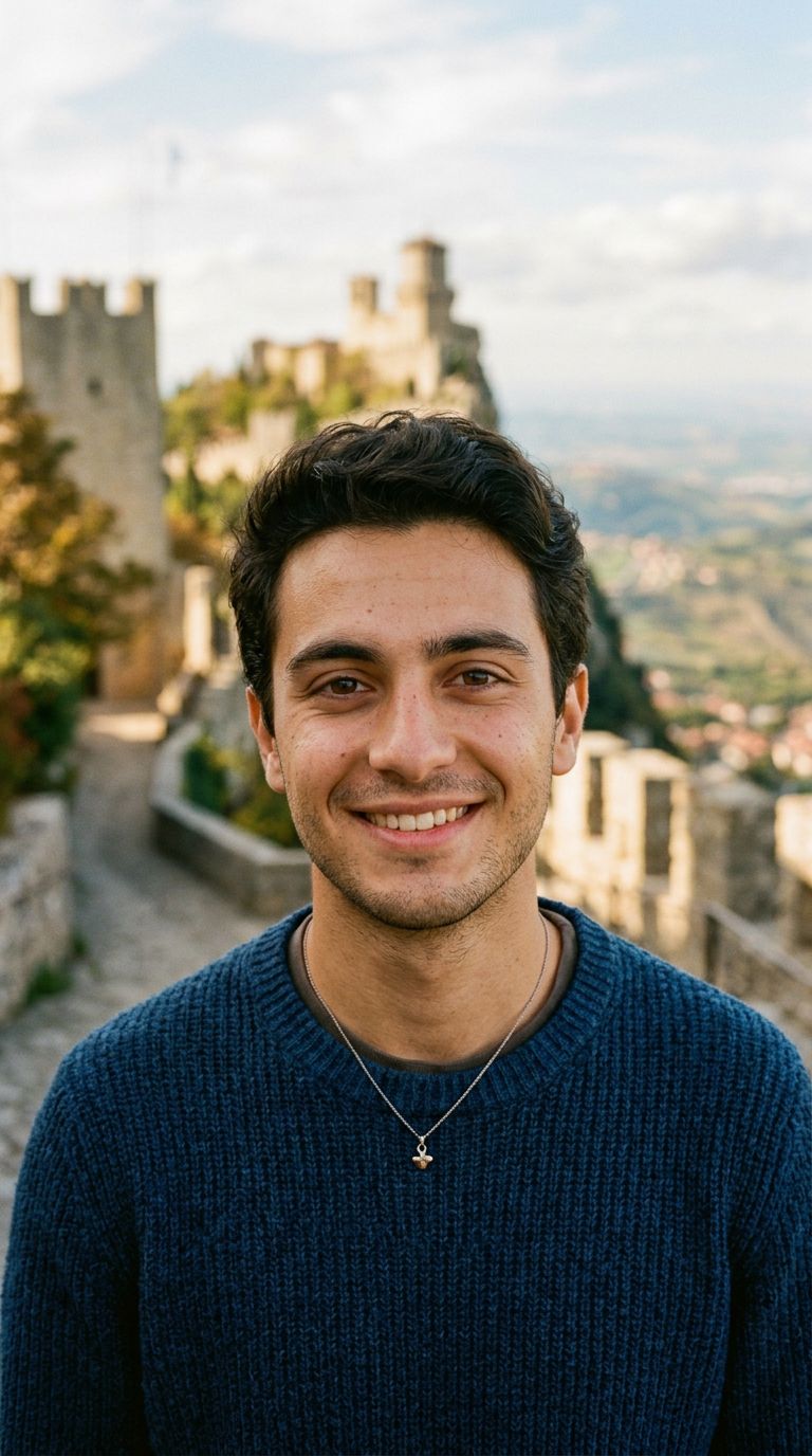 Young man from San Marino