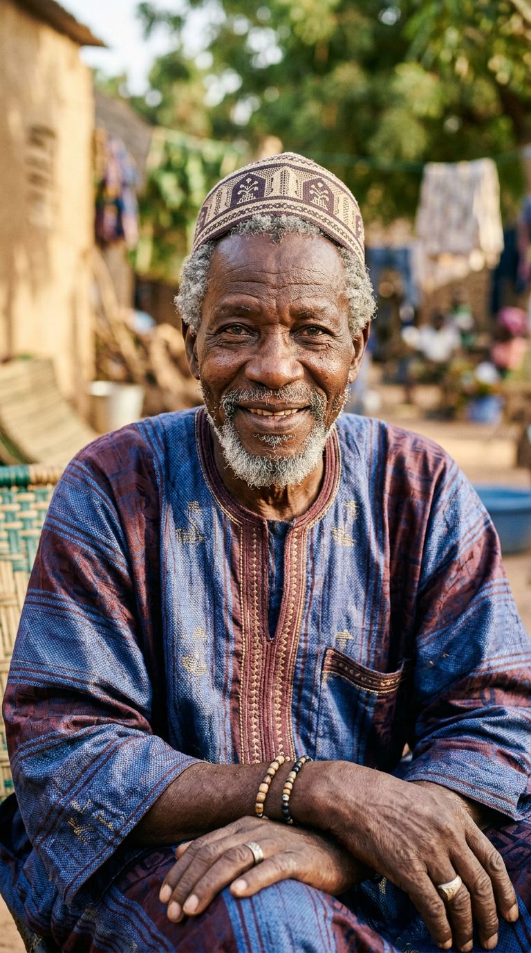 Elderly man from Senegal
