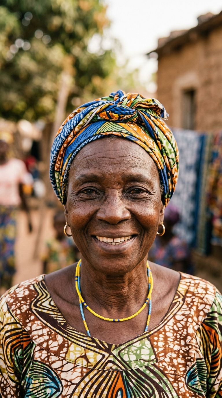Elderly woman from Senegal