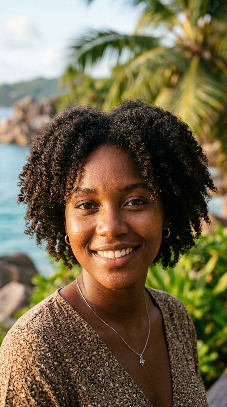 Young woman from Seychelles