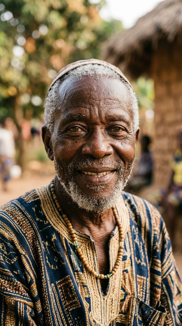 Elderly man from Sierra Leone