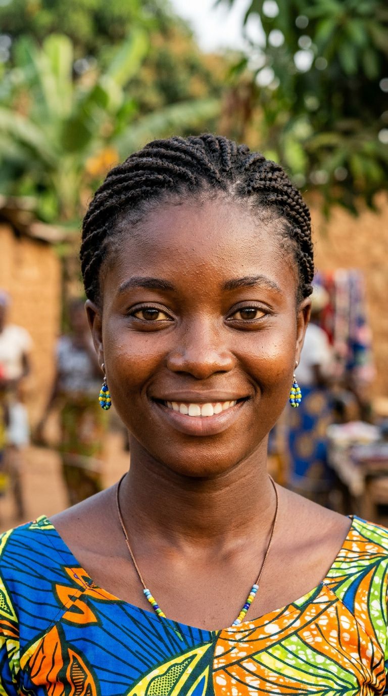 Young woman from Sierra Leone