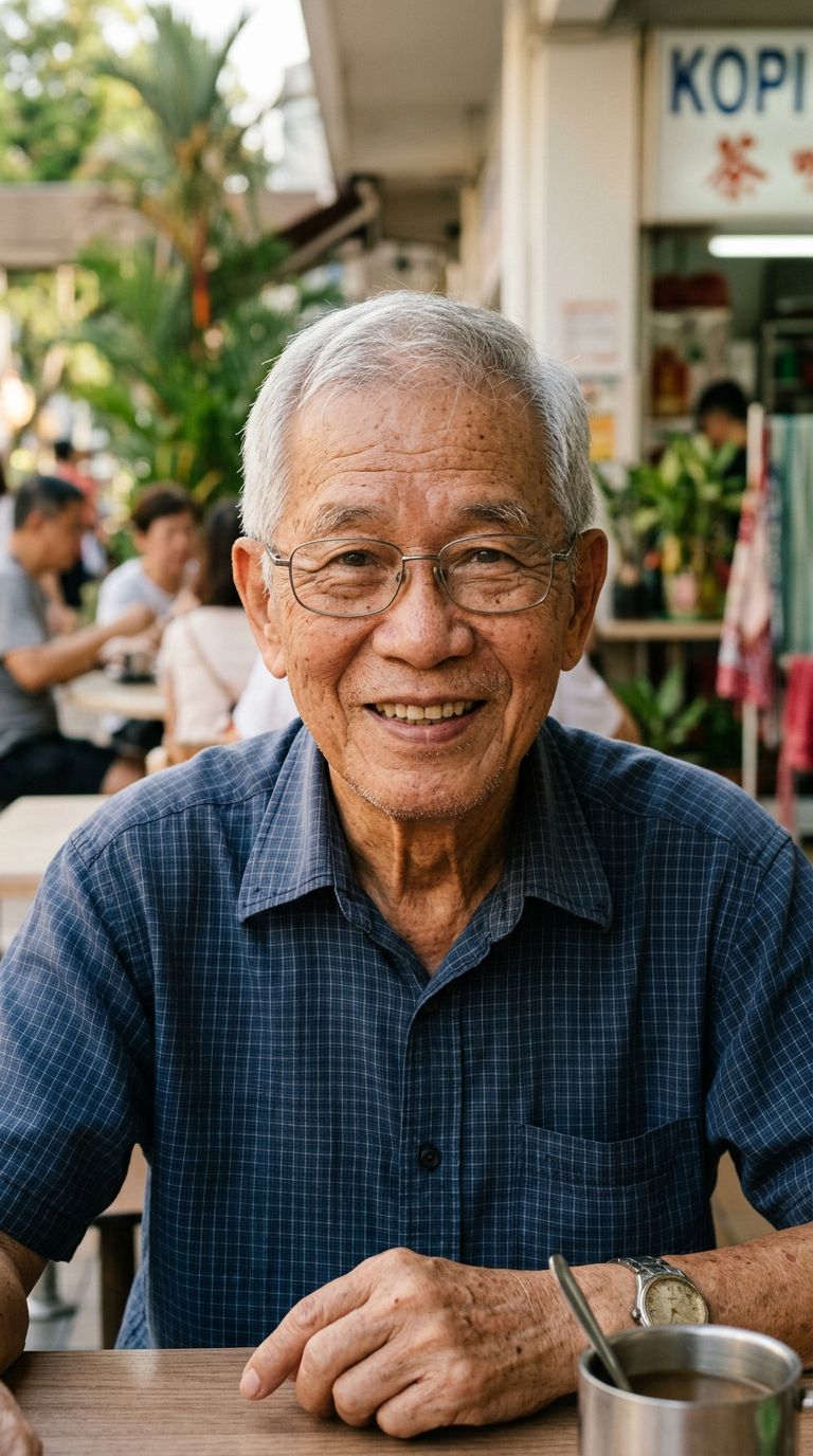 Elderly man from Singapore