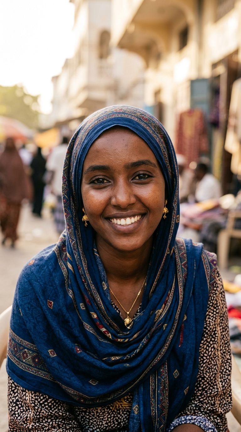 Young woman from Somalia