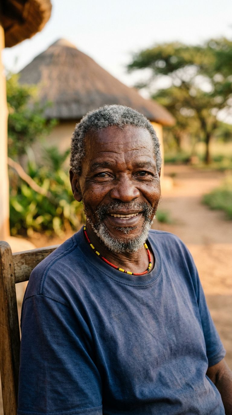 Elderly man from South Africa