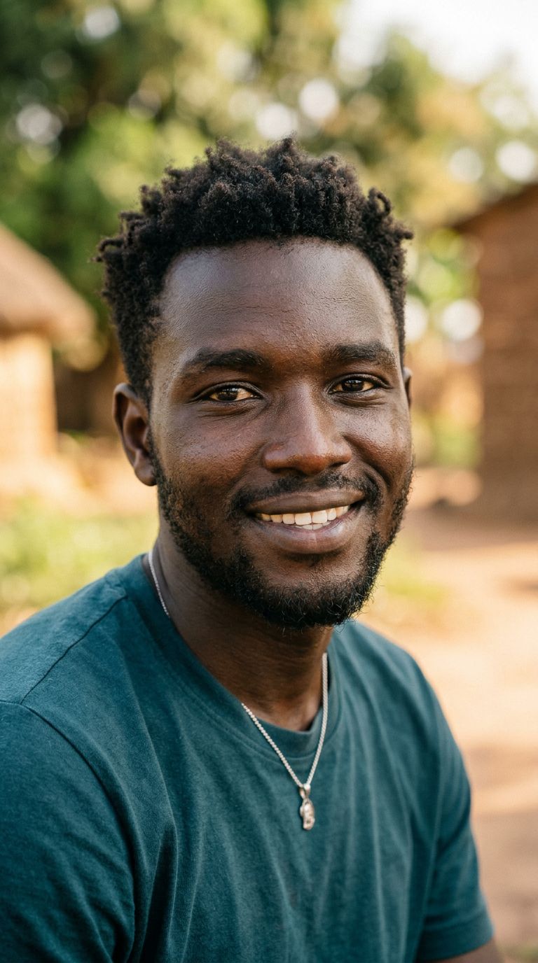 Young man from South Sudan