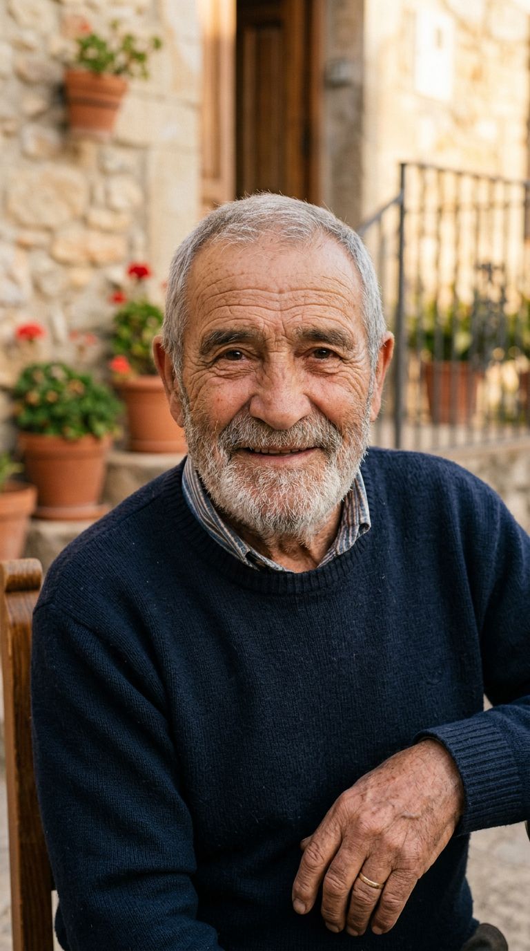 Elderly man from Spain