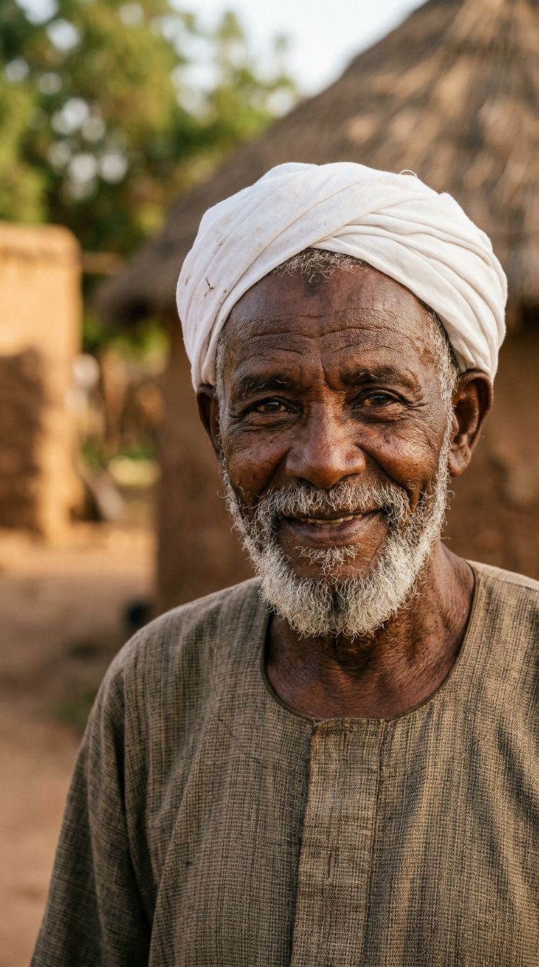 Elderly man from Sudan