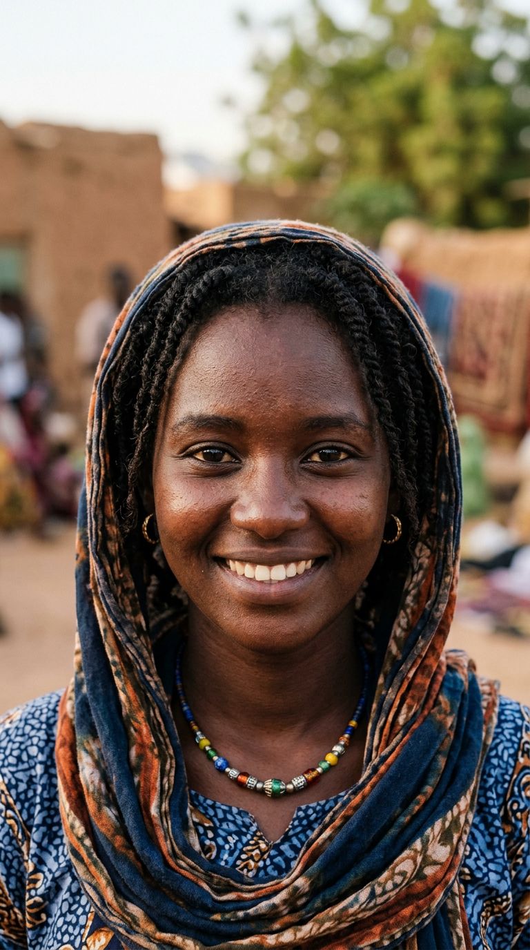 Young woman from Sudan