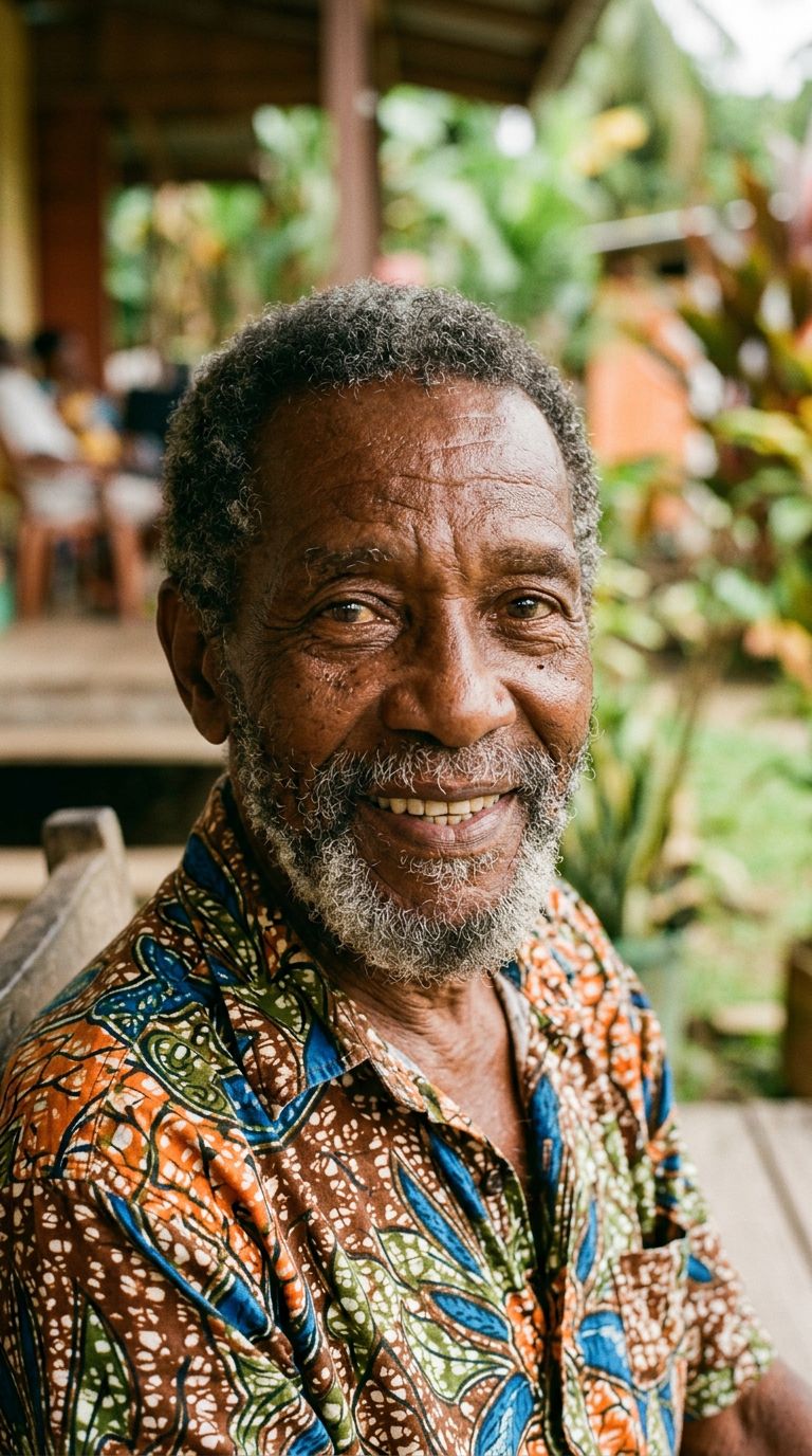 Elderly man from Suriname