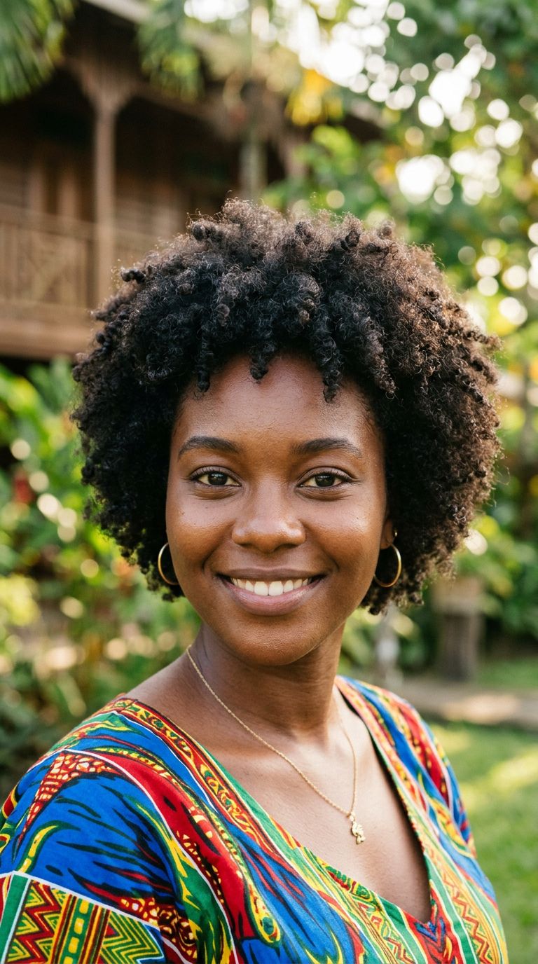 Young woman from Suriname