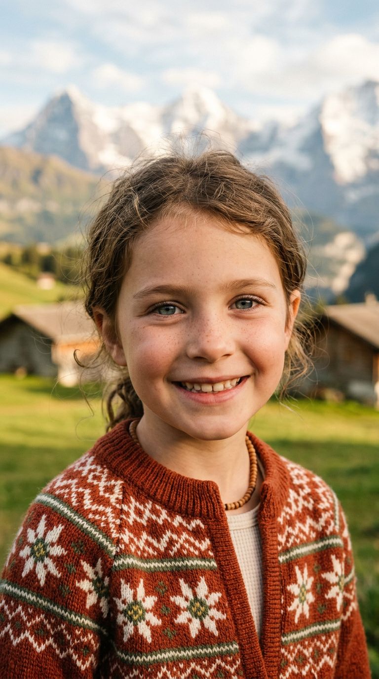 Child from Switzerland