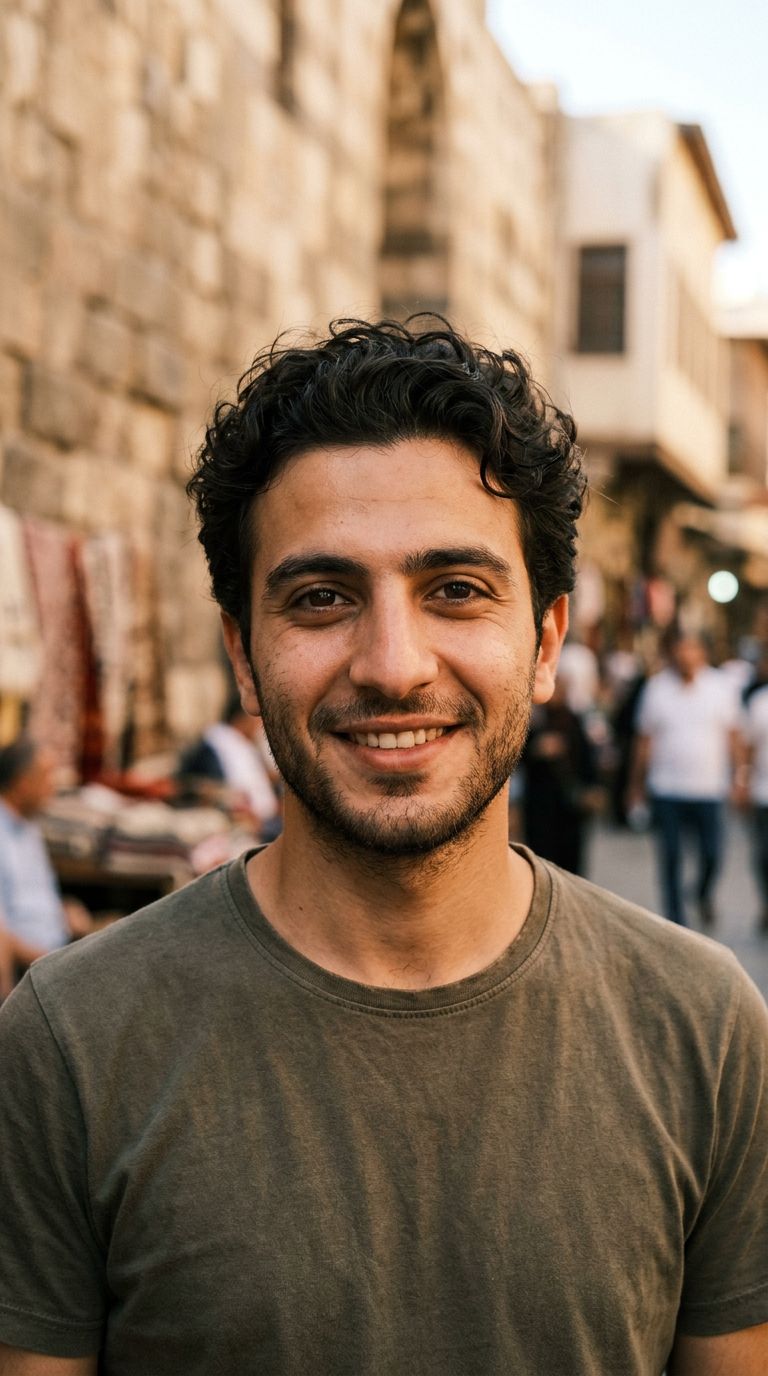Young man from Syria