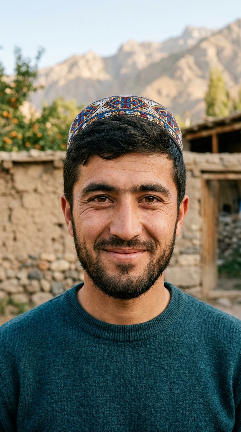 Young man from Tajikistan