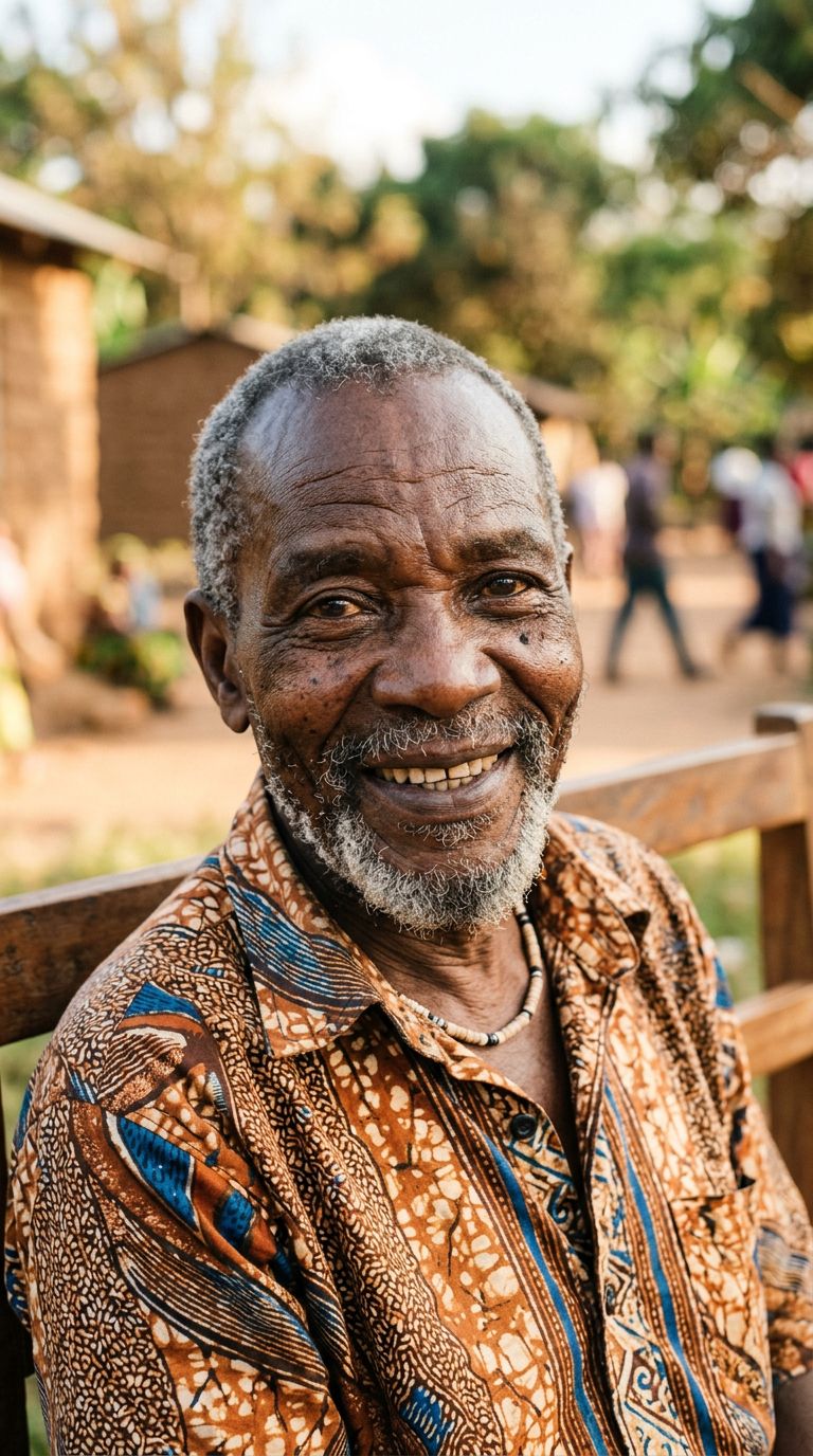 Elderly man from Tanzania