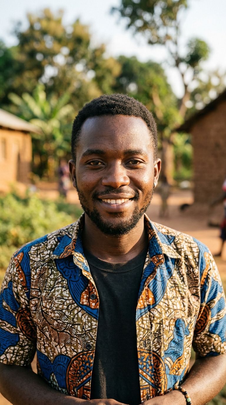 Young man from Tanzania
