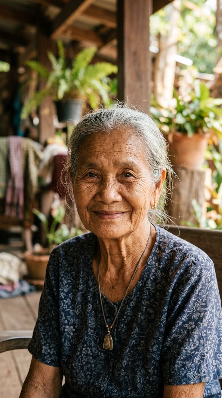 Elderly woman from Thailand