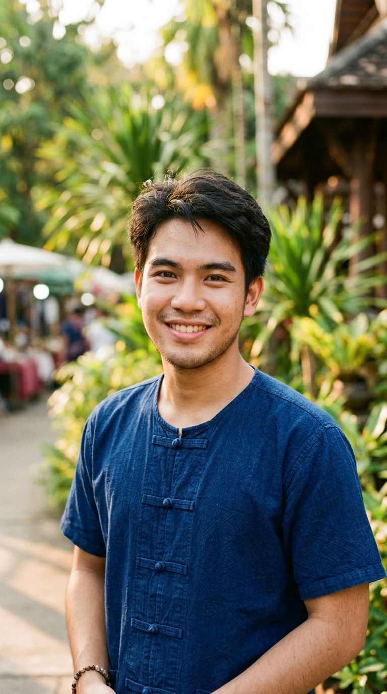 Young man from Thailand