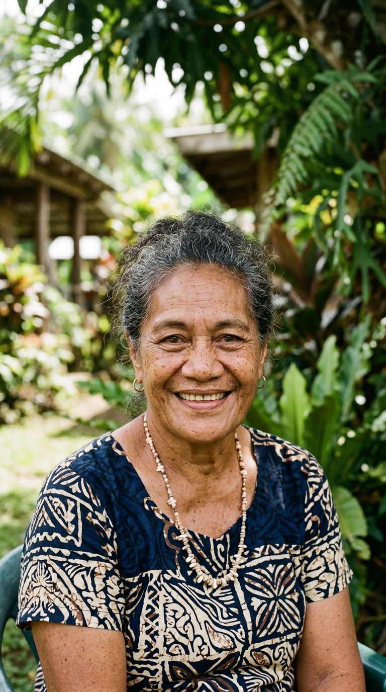 Elderly woman from Tonga