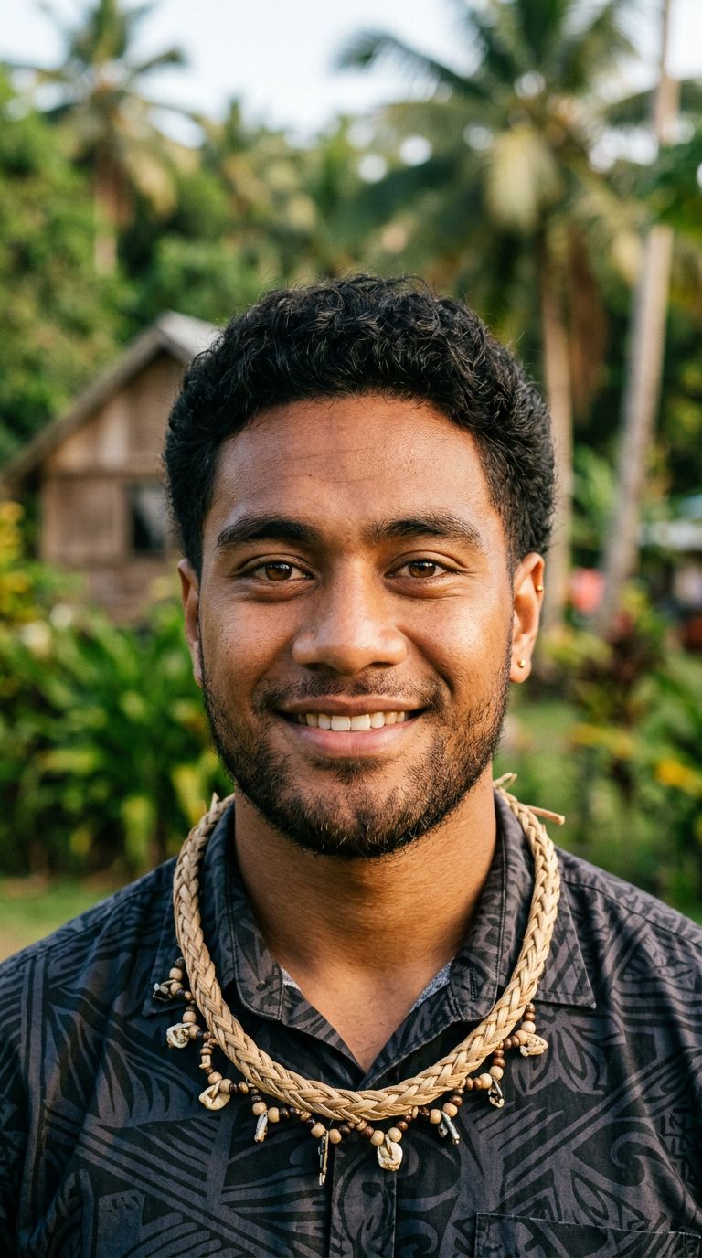 Young man from Tonga