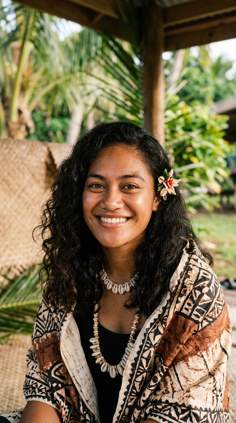 Young woman from Tonga