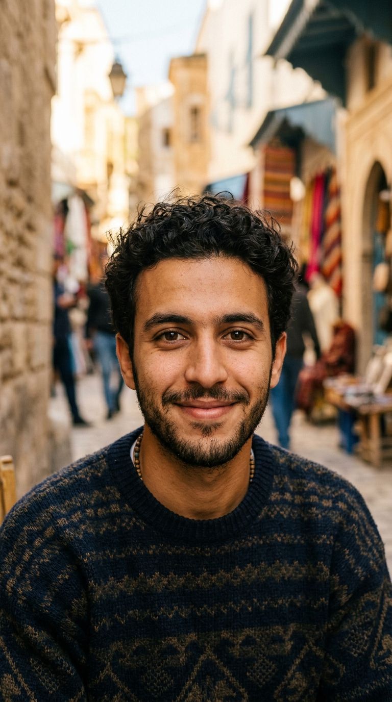 Young man from Tunisia