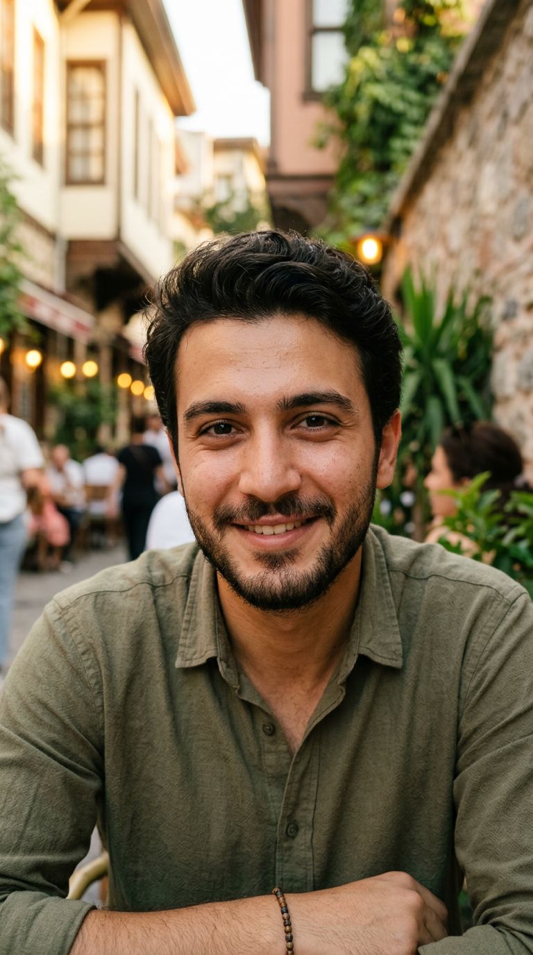 Young man from Turkey