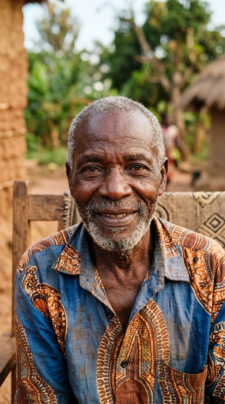 Elderly man from Uganda