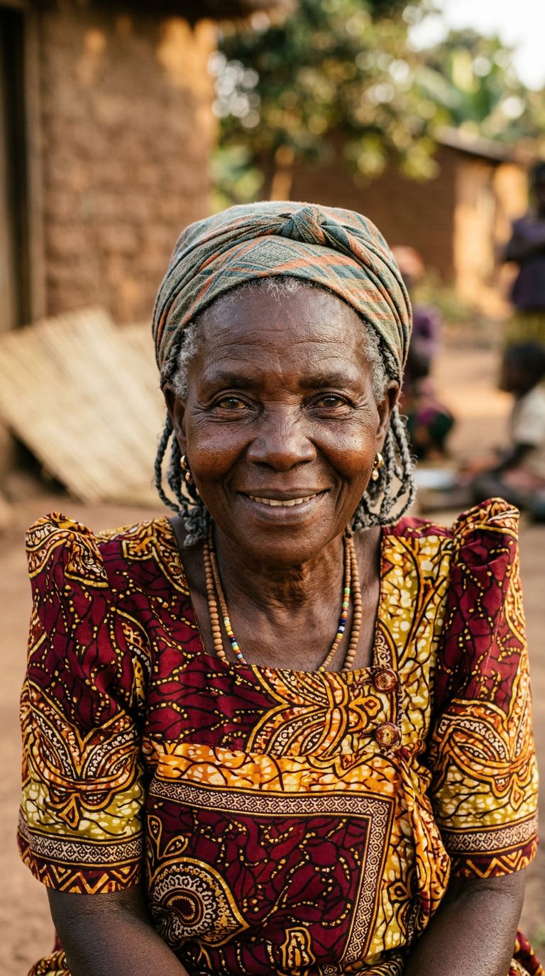 Elderly woman from Uganda
