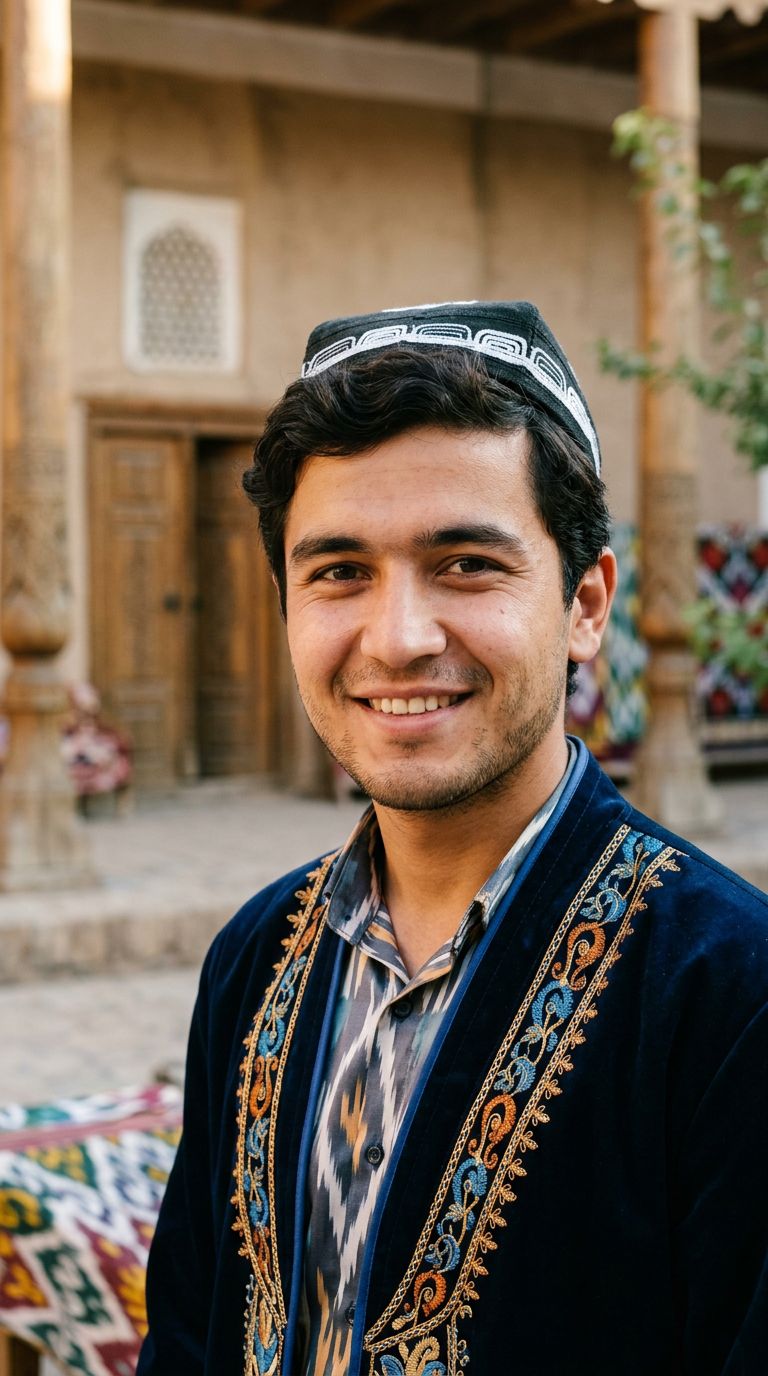Young man from Uzbekistan