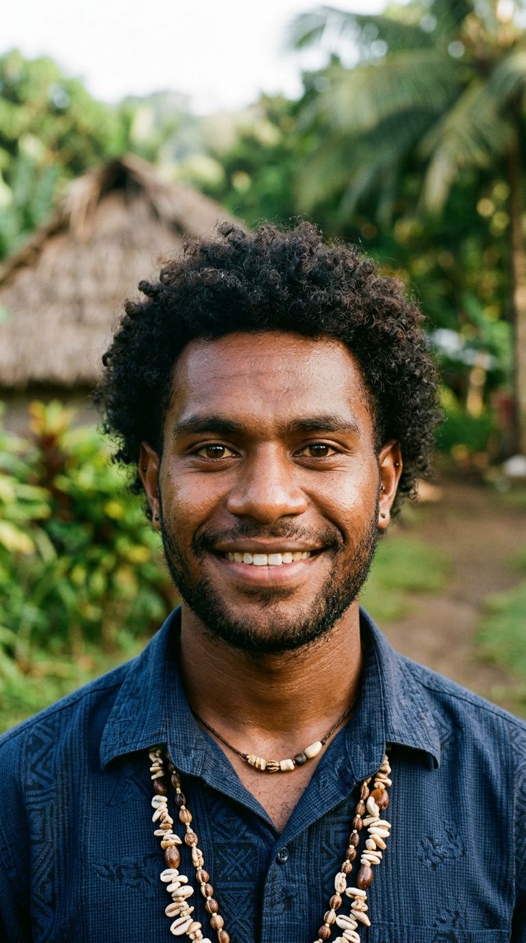 Young man from Vanuatu