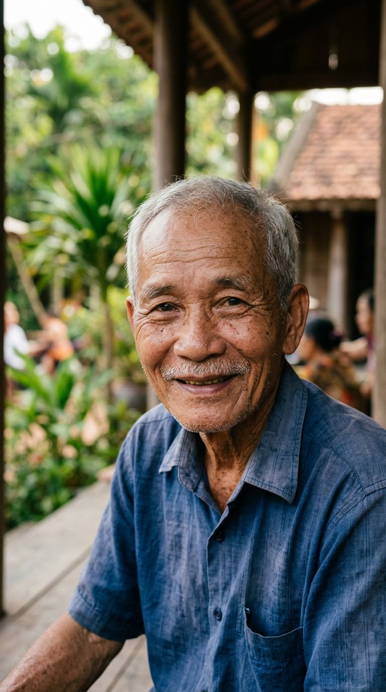 Elderly man from Vietnam
