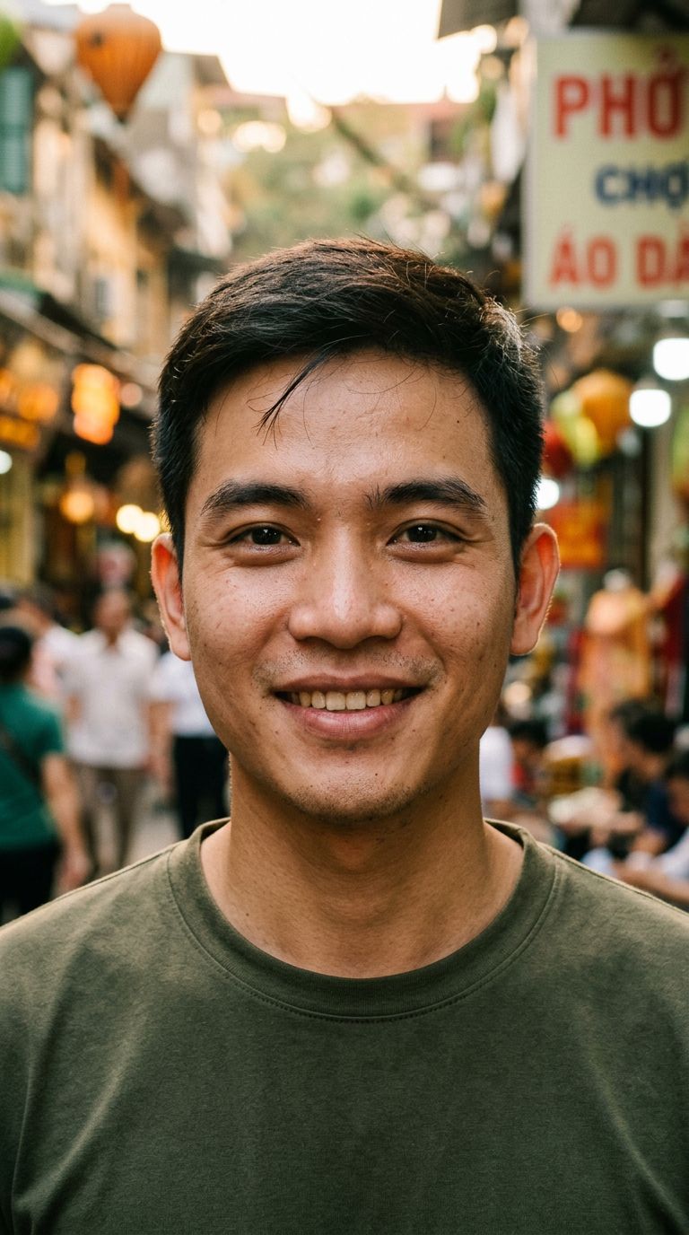 Young man from Vietnam