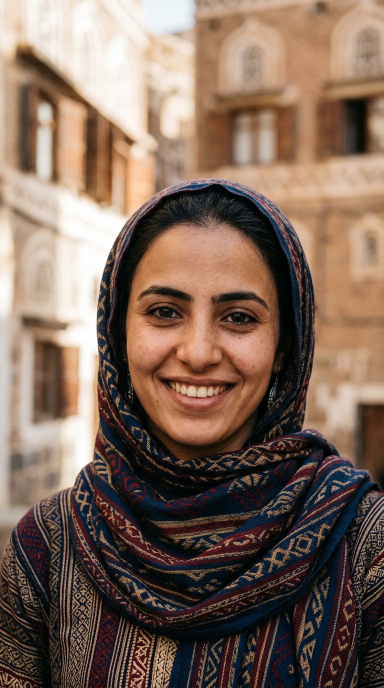 Young woman from Yemen