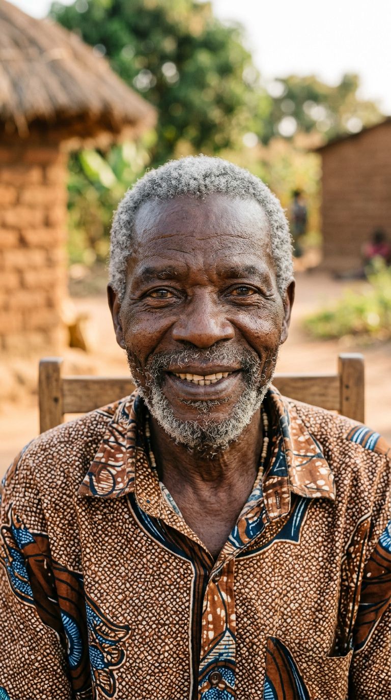 Elderly man from Zambia